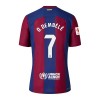 Maillot de Supporter FC Barcelone O. Dembele 7 Domicile 2023-24 Pour Enfant